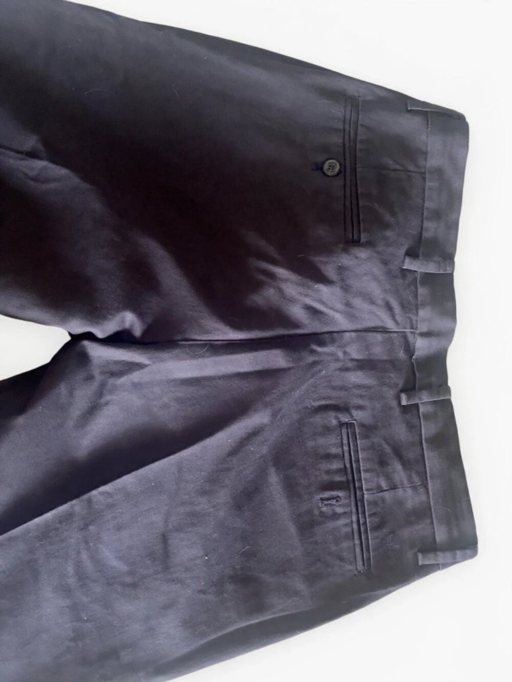 Dockers Signature Khaki Athletic Fit Pants Men's 33x30 Navy Blue Flex Comfort